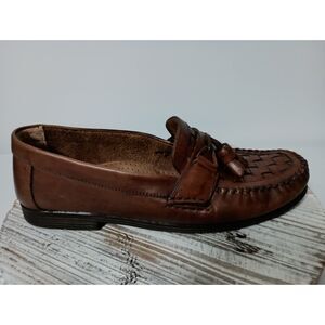 GIORGIO BRUTINI - Brown Le Glove Tassel Loafer  - Men's Size 10